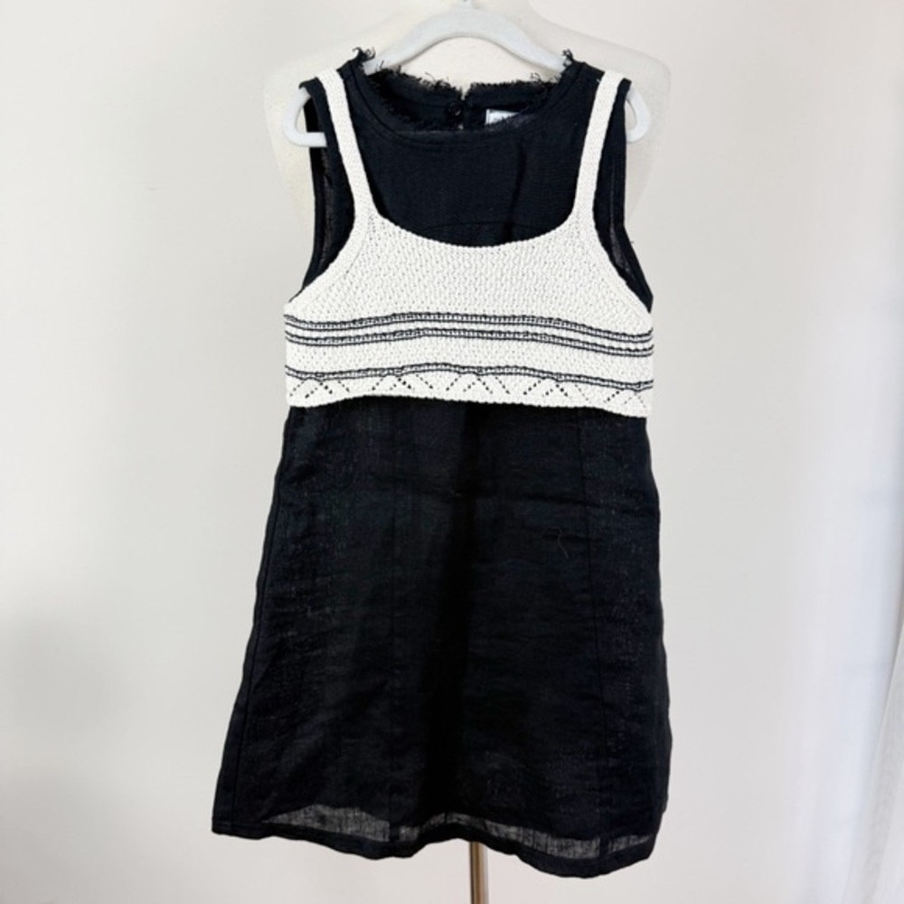 Zara Black and White Kids Dress